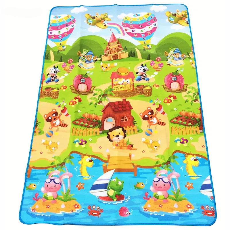 Baby Kruipen Speel Puzzel Mat Kinderen Tapijt Speelgoed Kind Spel Activiteiten Gym Ontwikkelingsmat Buiten Eva Foam Zachte Vloer 180*120*0.3cm 
