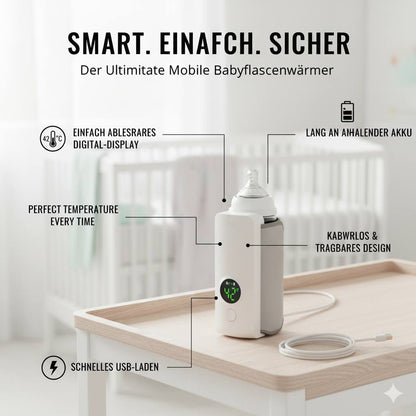 Tragbarer kabelloser Milchwärmer